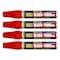 Mighty Marker IM-14 Bleed-Thru Marker, Red Color Family, 4PK 01411 - alternate 1